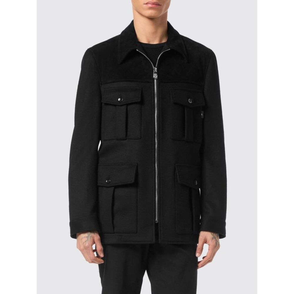 Billionaire Coat Men Black